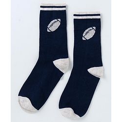 Pine Kids Cotton Knit Ankle Length Sport Theme Socks Pack Of 5 (Color May Vary)