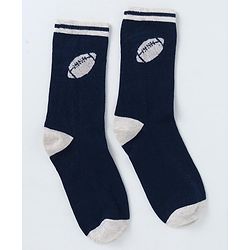 Pine Kids Cotton Knit Ankle Length Sport Theme Socks Pack Of 5 (Color May Vary)