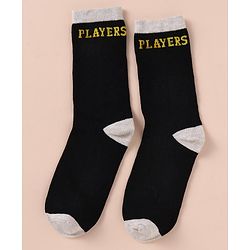 Pine Kids Cotton Knit Ankle Length Sport Theme Socks Pack Of 3 (Color May Vary)