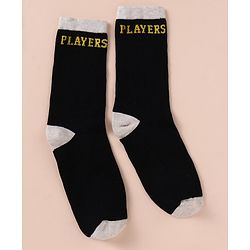 Pine Kids Cotton Knit Ankle Length Sport Theme Socks Pack Of 3 (Color May Vary)
