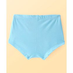 Pine Kids Cotton Lycra Knit Hipster Panties with Hearts Print & Bow Applique Pack of 3 (Colour May Vary)