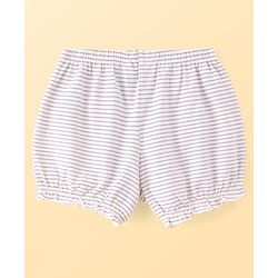 Pine Kids Cotton Lycra Knit Stripes & Floral Printed Bloomers Pack of 3 (Colour May Vary)