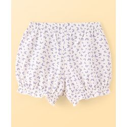 Pine Kids Cotton Lycra Knit Stripes & Floral Printed Bloomers Pack of 3 (Colour May Vary)