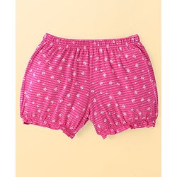 Pine Kids Cotton Lycra Knit Bloomer with Floral Print Pack of 3 - ( Color May Vary )