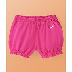 Pine Kids Cotton Lycra Knit Stars Printed Bloomers Pack of 3 (Colour May Vary)