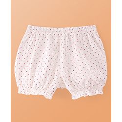 Pine Kids Cotton Lycra Knit Stars Printed Bloomers Pack of 3 (Colour May Vary)