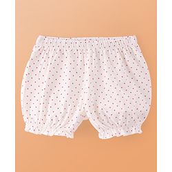 Pine Kids Cotton Lycra Knit Stars Printed Bloomers Pack of 3 (Colour May Vary)