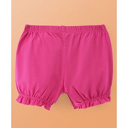 Pine Kids Cotton Lycra Knit Stars Printed Bloomers Pack of 3 (Colour May Vary)