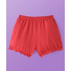 Pine Kids Cotton Lycra Knit Bloomer with Heart & Floral Print Pack of 3 - ( Color May Vary )