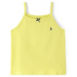 Pine Kids Cotton Lycra Singlet Sleeves Solid Slips Pack of 3 - Multicolour