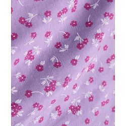 Pine Kids Cotton Lycra Knit Singlet Sleeves Slips With Floral Print Pack of 3 (Colour May Vary)
