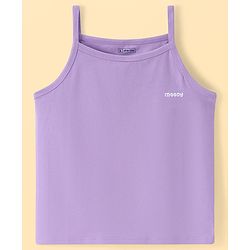 Pine Kids Cotton Knit Singlet Sleeves Slip With Heart Print Pack of 3 (Colour May Vary)