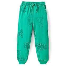 Pine Kids Heavy Gauge Premium Fabric  Full Sleeves Night Suit with Bear Print  - Mint Green
