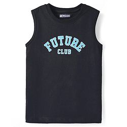 Pine Kids Cotton Woven Full Sleeves Checks Shirt With Text Print T- Shirt - Yellow & Blue