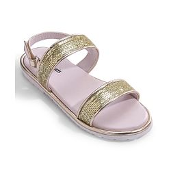 Pine Kids Velcro Closer Sandals with Sequence Design - Lilac