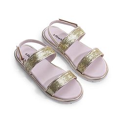 Pine Kids Velcro Closer Sandals with Sequence Design - Lilac