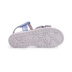Pine Kids Velcro Closer Sandals with Glitter Detailing - Light Blue