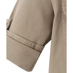 Pine Kids Cotton Woven Full Sleeves Solid Color Shirt - Tan