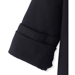 Pine Kids Cotton Woven Full Sleeves Solid Shirt with Inner Tank T-Shirt- Black