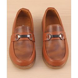 Pine Kids Slip On  Loafer Shoes - Brown
