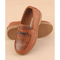 Pine Kids Slip On  Loafer Shoes - Brown
