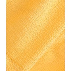 Pine Kids Woven Puffed Sleeves Solid Color Frock - Yellow