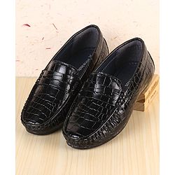 Pine Kids  Slip On Loafer Shoes -  Brown