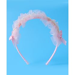 Pine Kids Beaded Hair Band - Light Pink