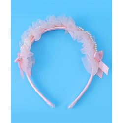 Pine Kids Beaded Hair Band - Light Pink