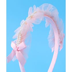 Pine Kids Beaded Hair Band - Light Pink