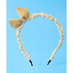 Pine Kids Bow Hair Band - Yellow