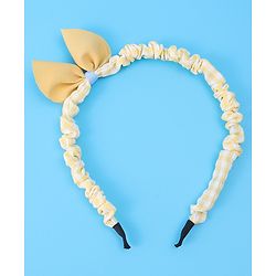 Pine Kids Bow Hair Band - Yellow