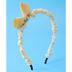 Pine Kids Bow Hair Band - Yellow