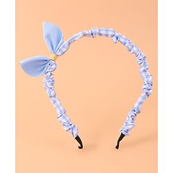Pine Kids Bow Hair Band - Blue