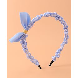 Pine Kids Bow Hair Band - Blue