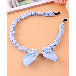 Pine Kids Bow Hair Band - Blue