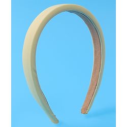 Pine Kids Set of Solid Hair Bands Pack of 2 - Purple & Beige