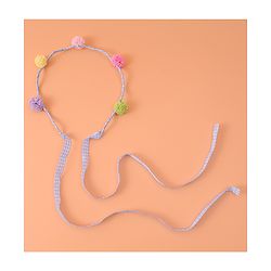 Pine Kids Pom-Pom Hair Bands -Blue