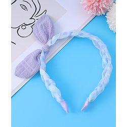 Pine Kids Oversized Bow Hair Band  - Purple
