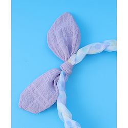 Pine Kids Oversized Bow Hair Band  - Purple