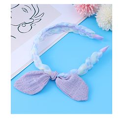 Pine Kids Oversized Bow Hair Band  - Purple