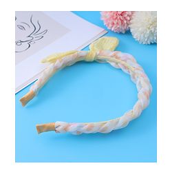 Pine Kids Bow Applique Hair Band  - Yellow
