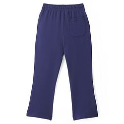 Pine Kids Knit Full Length Lounge Pant Text Print - Navy
