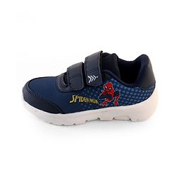 Pine Kids Marvel Spiderman Sneaker Shoes With Velcro Closure - Navy Blue