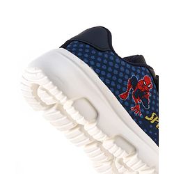 Pine Kids Marvel Spiderman Sneaker Shoes With Velcro Closure - Navy Blue