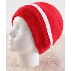 Pine Kids Knit Soild Winter Caps - Red