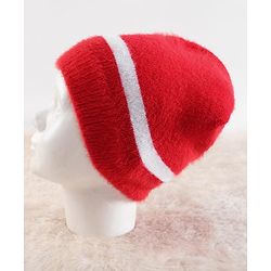 Pine Kids Knit Soild Winter Caps - Red