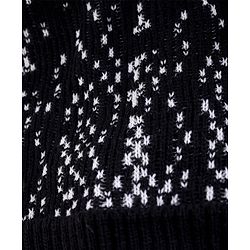 Pine Kids Knit Designed Winter Caps - Black