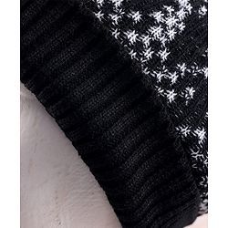 Pine Kids Knit Designed Winter Caps - Black