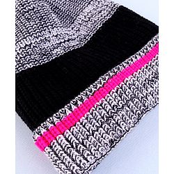 Pine Kids Winter Cap with Cable Knit Design - Grey